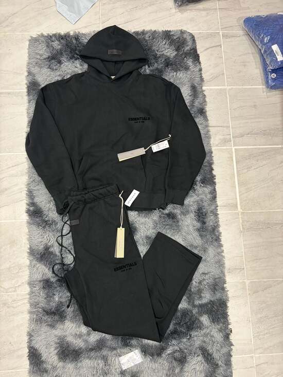 Fear of God Essentials Other - Fear of God Essentials SS22 Full Tracksuit Hoodie and Sweatpants in Stretch Limo